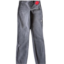 SPANX Distressed Ankle Skinny Denim Legging Grey Size Small