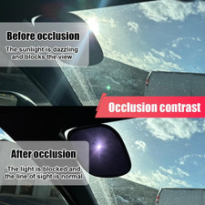 Miniature Static Cling Car Window Shades, UV Rays Block Car Side Window Sun S...