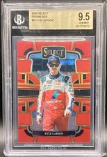 Kyle Larson 2024 Select Red /149 BGS 9.5