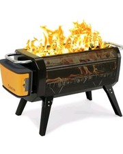 BioLite FirePit+ Smokeless Fire Pit and Grill, Charcoal and Wood Burn with In...