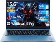 2026 SGIN 15,6 Zoll Laptop 16GB RAM 1TB SSD Office Windows 11 Pro RJ45 Business