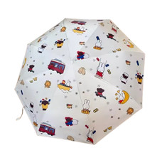 New Miffy Boris Travel Folding Umbrella Sun Rain UV Water Repellent Long Mascot