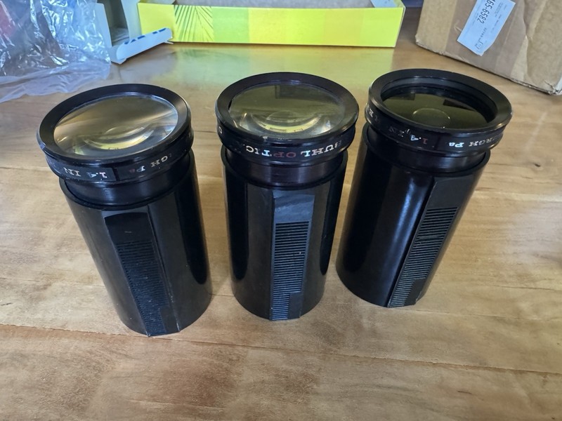 Buhl Optical Co. Lenses 14 Inch Effective Focal Length 3 Superwide