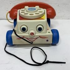2009 Mattel Fisher Price Chatter Phone Pull Toy Telephone