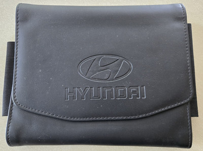 OEM Original 2018 Hyundai Owners Manual Book & Document Vinyl Storage Holder