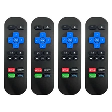 4Pcs Replacement Remote Control for Roku Streaming Box express and player