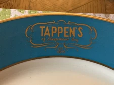 BROOKLYN NEW YORK CITY SHEEPSHEAD BAY “TAPPANS” RESTAURANT  Dinner Plate 10”