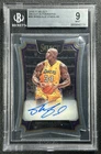 SHAQUILLE SHAQ O'NEAL BGS 9 2016-17 PANINI SELECT #38 DIE CUT AUTO 22/49 LAKERS