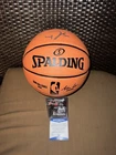 Giannis Antetokounmpo Autographed Basketball + card COA Beckett Game Ball Series