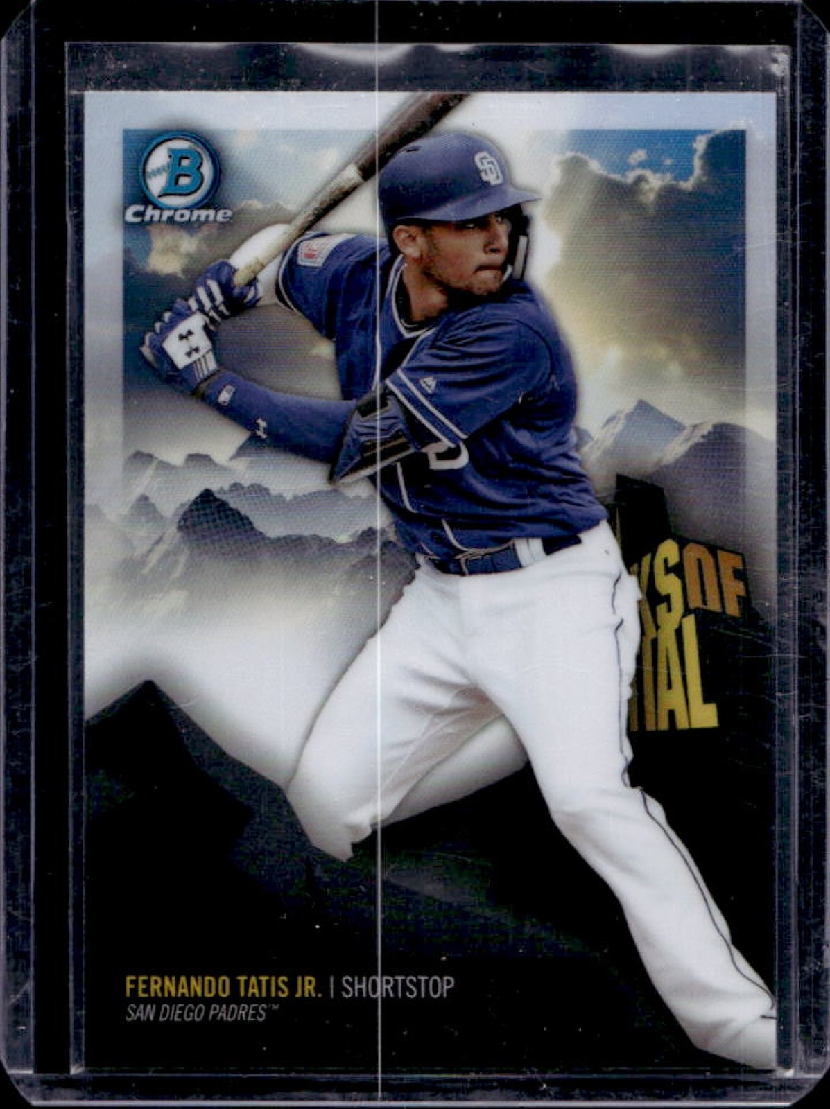 2018 Bowman Chrome Fernando Tatis Jr. Peaks of Potential #PP-FT Padres