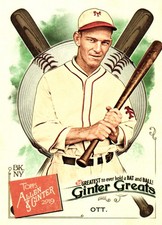 2019 Topps Allen & Ginter #GG-29 Mel Ott Ginter Greats