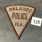 Orlando FL Police Patch Cheesecloth Back-183