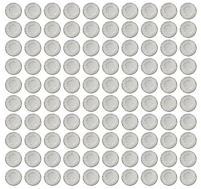 Eastern Caribbean 1 Dollar, 2012-2019, KM #39a, Mint X 100 PCS