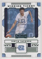 2020 Panini Contenders Draft Picks Winning Tickets Green Justin Jackson #6 fm0