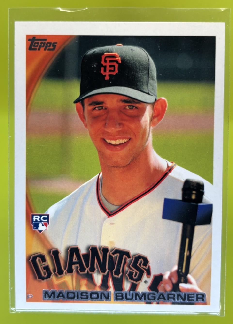 2010 Topps Madison Bumgarner San Francisco Giants #105 RC