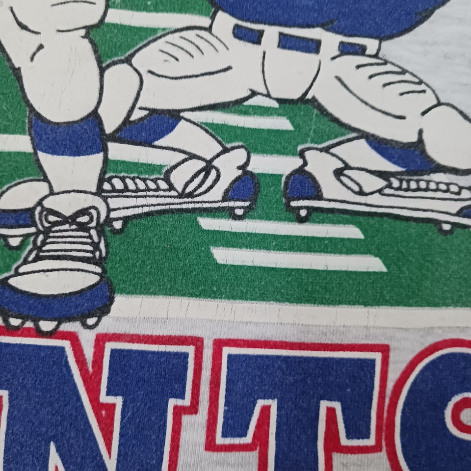 VTG Taz Bugs Bunny NY Giants NFL Footaball Gray Sweatshirt Size Large ...