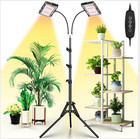 FOXGARDEN Dual-Head Full-Spectrum Grow Light Lamp with Tri-Pod Stand & Timer