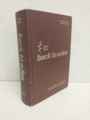 Back to Eden by Jethro Kloss 5th Edition Hardcover Herbal Medicine, Natural Food