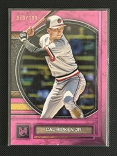 2025 Topps Museum Collection Cal Ripken Jr. Pink Sapphire #/199 Orioles