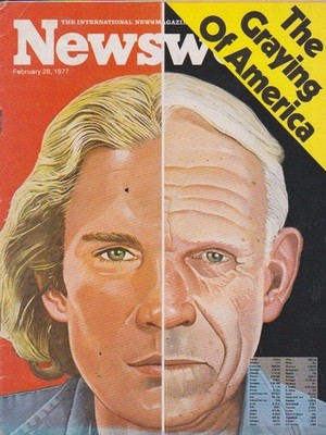 NEWSWEEK magazine-feb 28,1977-THE GRAYING OF AMERICA.