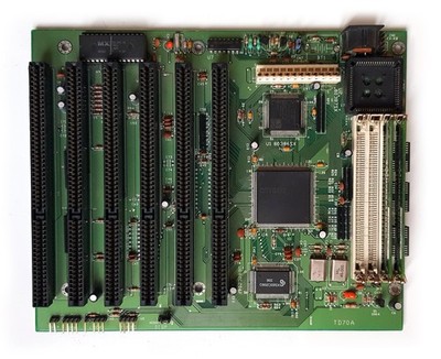 80386 SX motherboard TD70A with CPU 386SX-40 & RAM 2MB ISA retro gaming SET