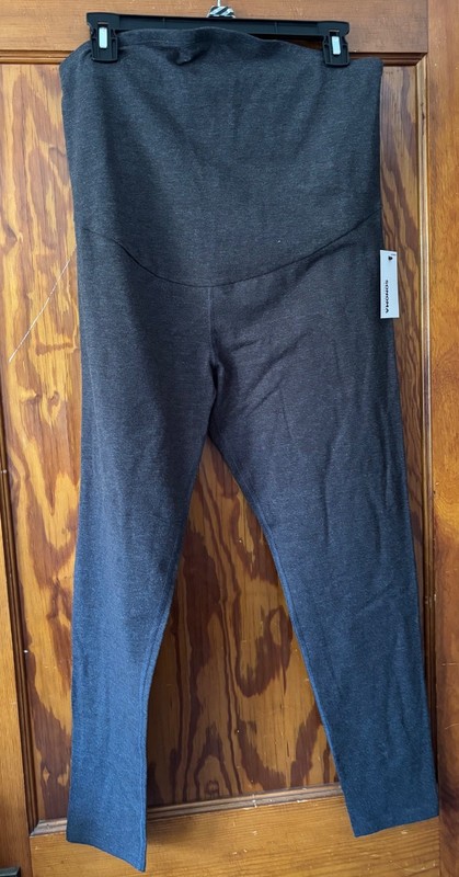 Sonoma Maternity Leggings Black Knit Comfort Stretch Pregnancy Pants