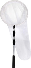 Insect and Butterfly Net with 12" Ring, 24" Net Depth, Handle Extends to 36 Inch
