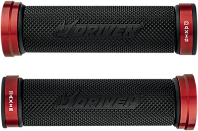DRIVEN RACING D-Axis Grips - Red/Black DXG-RD