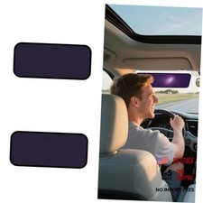 Square Car Window Shades for Windshield Side Windows, 2-Pack Static Cling