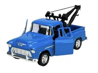 Welly Old Timer 1955 Chevy Stepside Tow Truck Blau 1:34 Die Cast Model New Box
