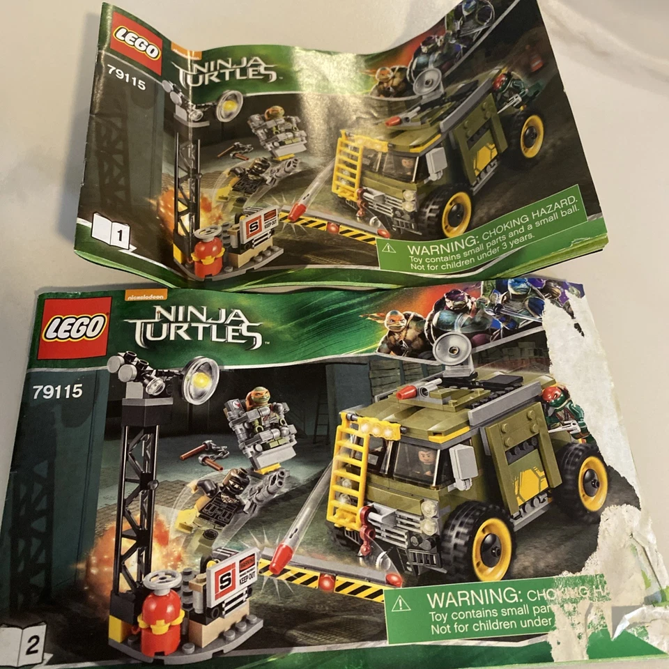 LEGO Teenage Mutant Ninja Turtles: Turtle Van Takedown 79115 Incomplete As Is - Image 2 of 4
