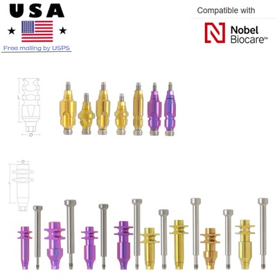Nobel Biocare Open/Closed Tray Dental Impression Coping For Nobel Active NP/RP