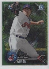2016 Bowman Chrome Prospects Green Shimmer Refractor 42/99 Brady Aiken #BCP7 1s6