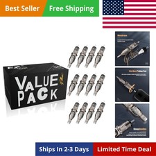 EZ Tattoo Cartridge Needles Assorted 50Pcs Bugpin Curved Magnum 7RM 9RM 11RM ...