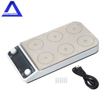 6 Position Lab Magnetic Stirrer Multiple Magnetic Stirrer With Heating 1200RPM