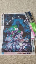 disney Cheshire cat Alice in wonderland Diamond Painting Kit 30x40cm