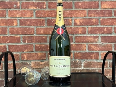MOET & CHANDON BRUT IMPERIAL CHAMPAGNE DISPLAY BOTTLE EMPTY 19'' A+ Condition