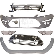 Set Stoßstange vorne+Nebel+Zubehör für Ford Mondeo IV Bj. 10-14 SRA