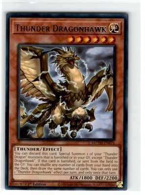 Yu-Gi-Oh! Thunder Dragonhawk 1st Edition MZTM-EN076 Lightly Played Rare