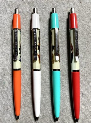Eskesen  Tip  n Strip  Floaty Pen, Made in Denmark - Lot of 4 - Circa 50s-80s