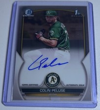 2023 Bowman Chrome - 1st Bowman Signature - Colin Peluse 