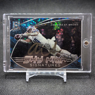 Panini Spectra 2022 Amon-Ra St. Brown Sky High Signatures Auto SKS-AST /50
