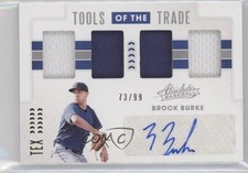 2020 Absolute Tools of the Trade 4 Swatch Signatures 73/99 Brock Burke Auto 0io