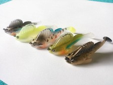 Goby Shape Soft Lure Worm Set 7.5cm/2.95in, 15g, 5 Colors, Jig Head, Donko