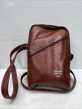 Vtg Kodak Camera Extra Tote with strap padded leather shows signs of wear