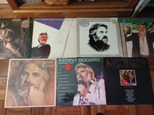 Lof of SEVEN vintage KENNY ROGERS records - Greatest Hits/Self-Titled/More