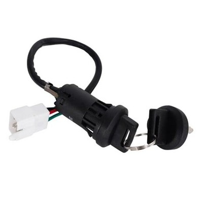 4 Wire Ignition Switch Key Set with Cap for 50cc 90cc 110cc 125cc TaoTao Sunl