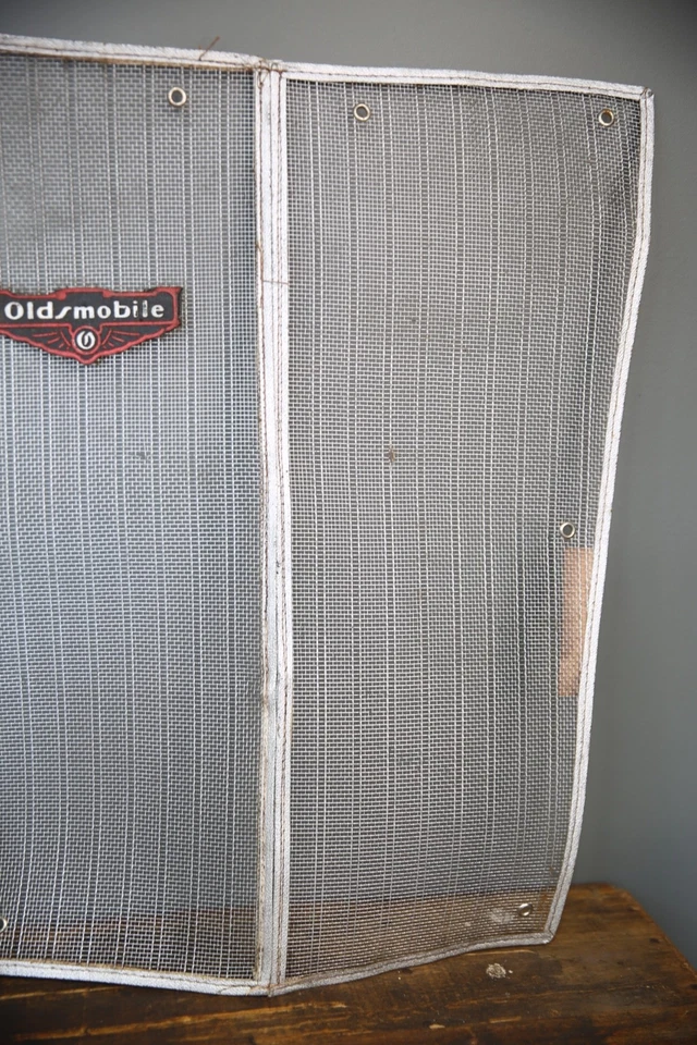 De colección 1937 GM Oldsmobile Coche Radiador Parrilla Carcasa Pantalla Cubierta Accesorio Nuevo de Lote Antiguo Foto 4 de 4
