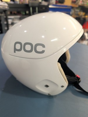 POC Skull COMP Ski Snowboard Helmet MEDIUM 55/56 White PC-ABS