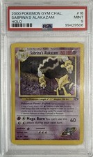 2000 Pokémon Gym Challenge - Sabrina's Alakazam 16/132 - Holo - PSA Graded: 9 on eBay